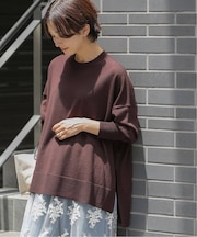 《追加 / 新色》BiellaYarnワイドクルーネックプルオーバー