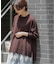 《追加 / 新色》BiellaYarnワイドクルーネックプルオーバー