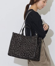 RELUME レオパードジャガードトート