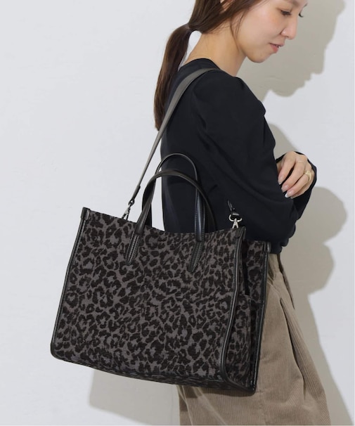 RELUME レオパードジャガードトート