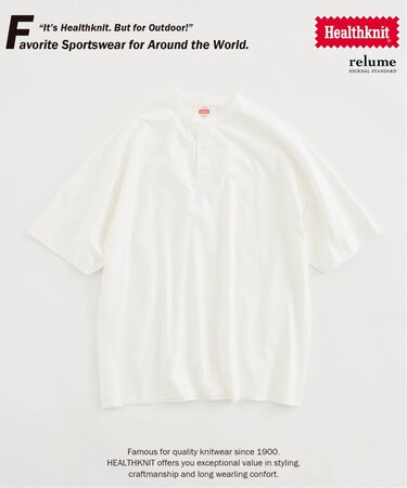 《追加》Healthknit / ヘルスニット 別注 ヘンリーネックTシャツ