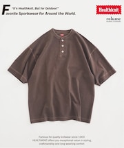 《追加》Healthknit / ヘルスニット 別注 ヘンリーネックTシャツ
