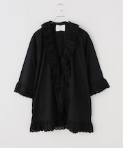 【crinkle crinkle crinkle】 frill gawn blouse