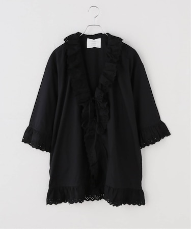 【crinkle crinkle crinkle】 frill gawn blouse