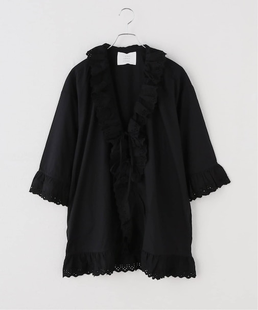 【crinkle crinkle crinkle】 frill gawn blouse