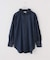【crinkle crinkle crinkle】 indigo frill collar shirts