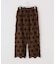 【crinkle crinkle crinkle】3D embroidery leopard easy pt：パンツ