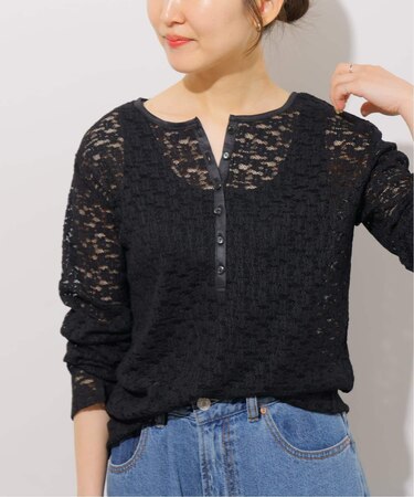 ストレッチレース2WAYプルオーバー