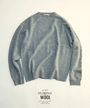 COLLINS VILLE WOOL / コリンズ ビル ウール クルーネック ニット