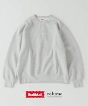 Healthknit / ヘルスニット 別注 ヴィンテージ ヘンリーネック スウェット