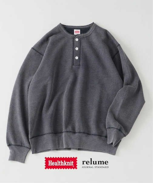 Healthknit / ヘルスニット 別注 ヴィンテージ ヘンリーネック スウェット