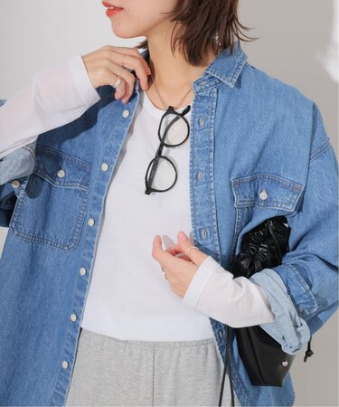 《追加7 / 新色》シアークルーネックロングTシャツ