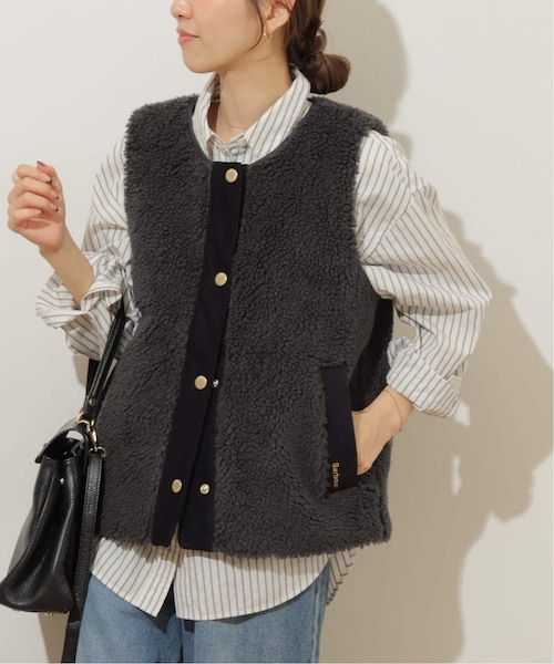追加》【BARBOUR/バブアー】DULSIE LINER：ボアベスト｜ジャーナル
