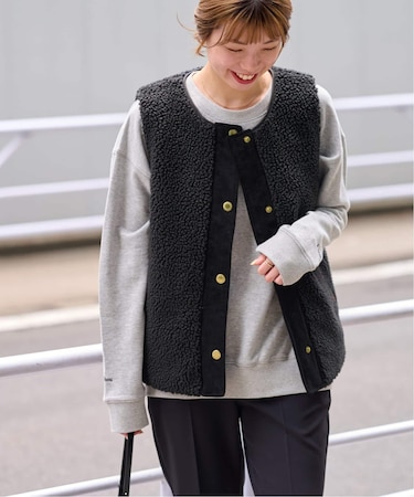《追加》【BARBOUR/バブアー】DULSIE LINER：ボアベスト