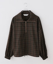【PROVOKE/プロヴォーク】half zip check shirt