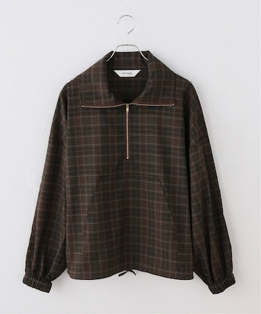 【PROVOKE/プロヴォーク】half zip check shirt