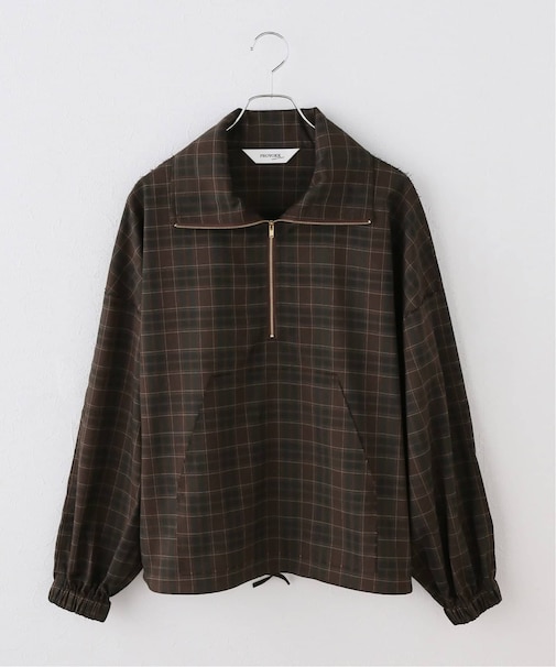 【PROVOKE/プロヴォーク】half zip check shirt