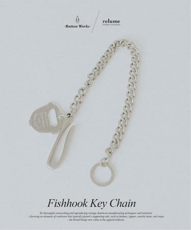 Button Works / ボタンワークス 別注 フィッシュフック キーチェーン