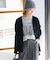《一部WEB限定追加2》BiellaYarnワイドVネックカーディガン