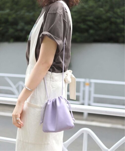 【ESLOW/エスロー】ドローストリングショルダーバッグ◆