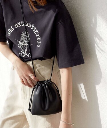 【ESLOW/エスロー】ドローストリングショルダーバッグ◆