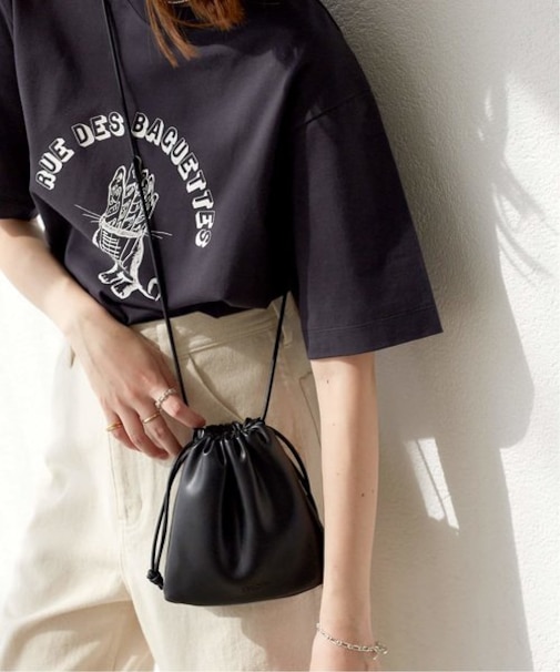 【ESLOW/エスロー】ドローストリングショルダーバッグ◆