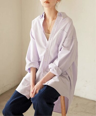 LE DENIM US OX ルーズボタンダウンシャツ