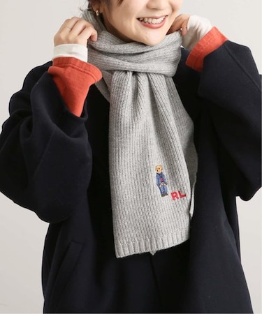 【POLO RALPH LAUREN/ポロラルフローレン】 デニムベアマフラー