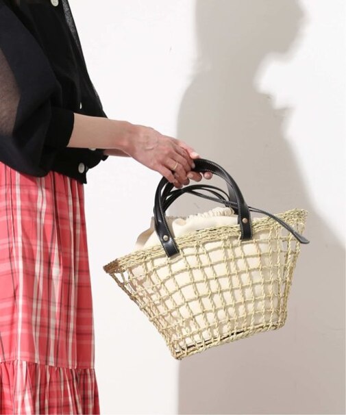 【DOUM】SLOBE別注 ストローカゴトートバッグ