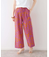 【SARA MALLIKA/サラマリカ】 C.LINENFLOWER PRT TUCK パンツ