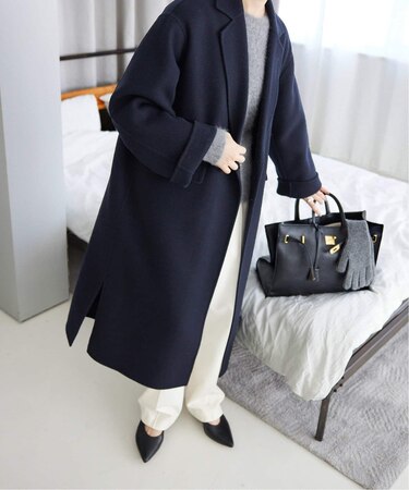 追加》souple woolダブルフェイスチェスターコート｜フォーワンセブン 