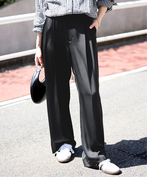 サテンタックパンツ｜フォーワンセブン スローブイエナの通販
