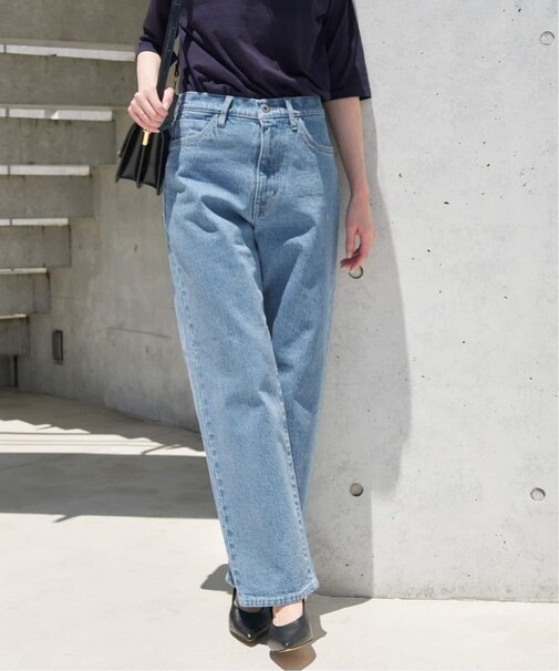 《3サイズ展開/追加6》LE DENIM ストレートデニムパンツ