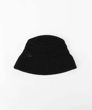 RACAL / ラカル Mesh Line Knit Bucket Hat