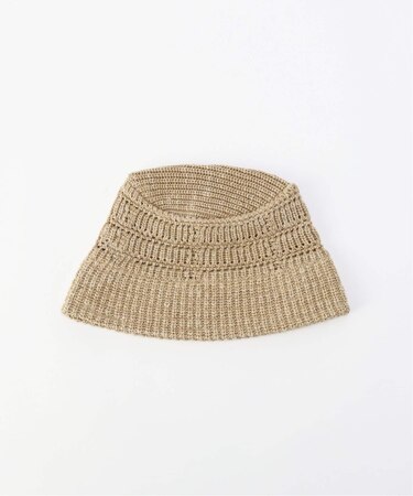 RACAL / ラカル Mesh Line Knit Bucket Hat