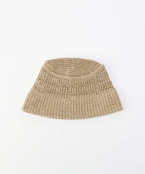 RACAL / ラカル Mesh Line Knit Bucket Hat