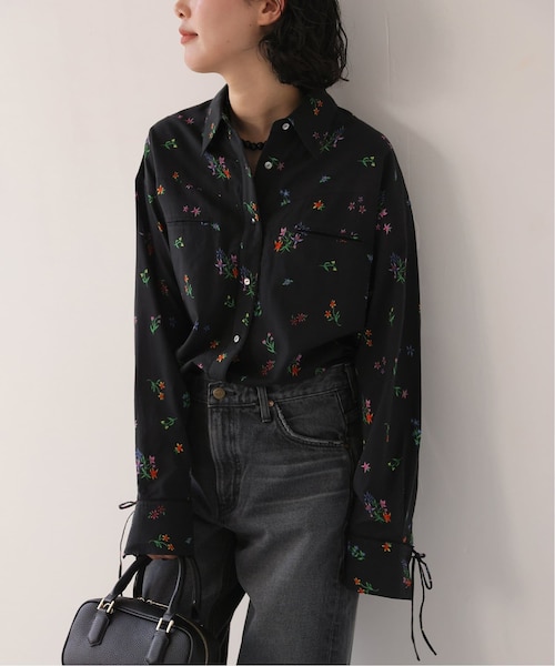 margaux マルゴー flower western シャツ SLOBE IENA｜《追加》margaux/マルゴー flower western シャツ