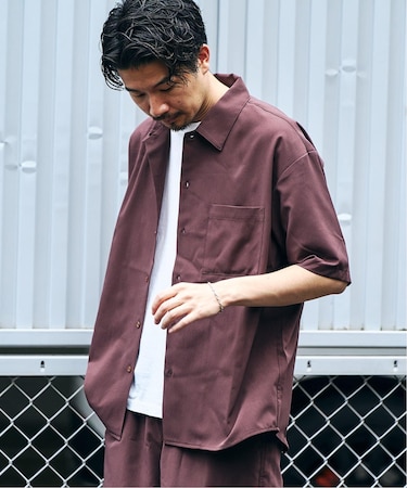 WRINKLES オープンカラーシャツ