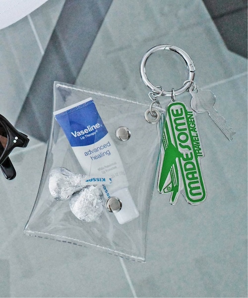 made some sports wear for SLOBE IENA クリアポーチチャーム