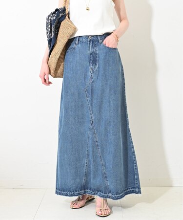 LEDENIM リメイクスリットスカート｜フォーワンセブン スローブイエナ  