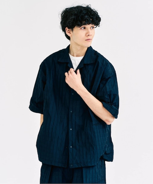P チェックシャツ