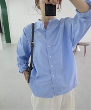 《追加》ROYAL NAVY/ロイヤルネイビー SLOBE別注 バンドカラーシャツ