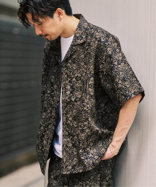 トロピカル カモ オープンカラーシャツ｜フォーワンセブン