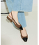 SLOBE パテントバックスリングパンプス
