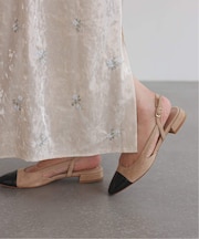 SLOBE パテントバックスリングパンプス