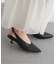 SLOBE ベルトバックスリングパンプス