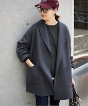 SUPER140 ダブルフェイスベルテッドコート