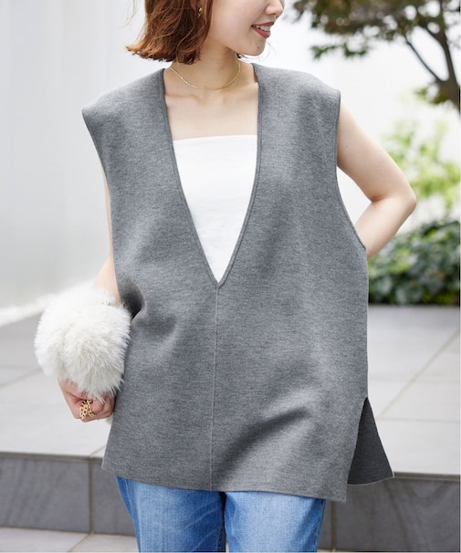 《追加》ダブルフェイスニットベスト