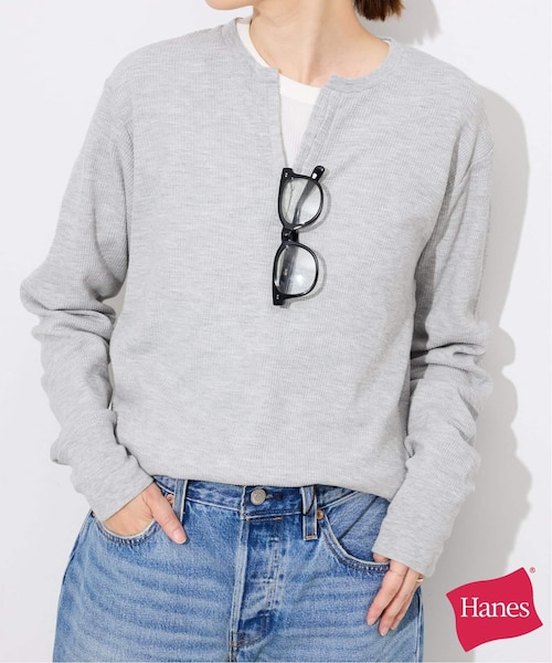 【新品未使用】ヘインズ SLOBE別注 WAFFLE 2パックカットソー SLOBE IENA｜HANES/ヘインズ SLOBE別注 WAFFLE 2パックカットソー