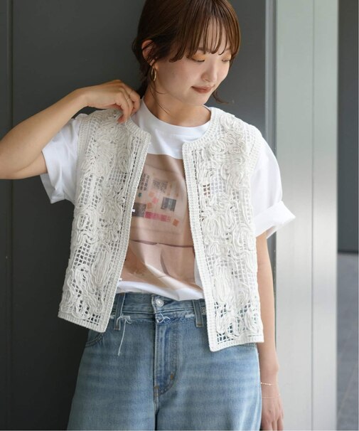 +81BRANCA/ハチイチブランカ レースベスト